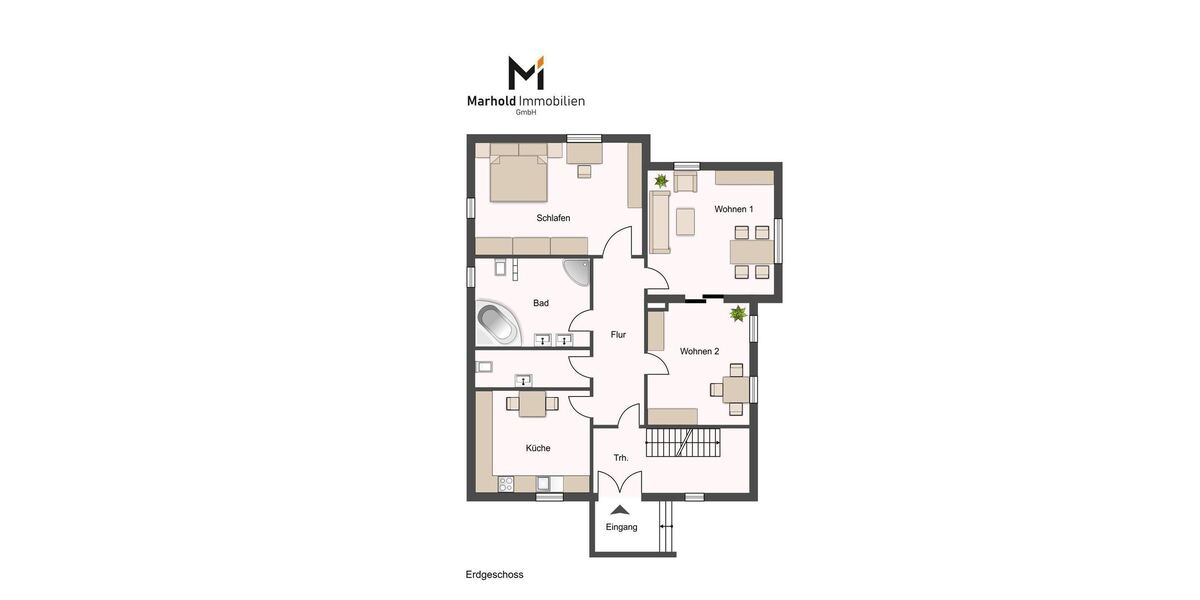 Mietobjekt Erdgeschosswohnung 