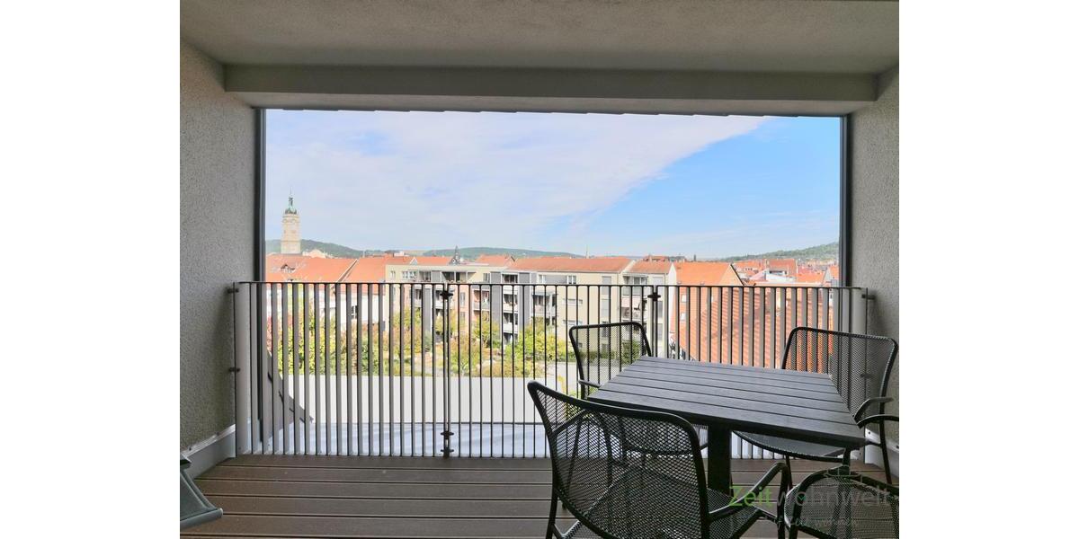 (EF1317_M) Eisenach: Innenstadt, großzügige möblierte Wohnung mit Balkon, Grundreinigung und PKW-Stellplatz inkl. - Etagenwohnung Eisenach Innenstadt | Angebot:26972259