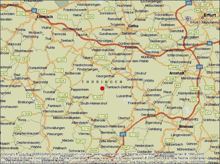 mitten im Thüringer Wald