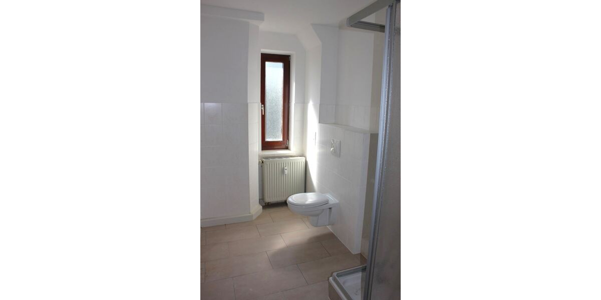 Tageslichtbad mit Duschem WC und Waschbecken