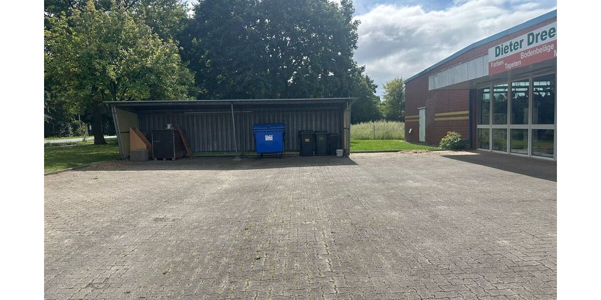 Unterstand für Fahrräder Abfallcontainer