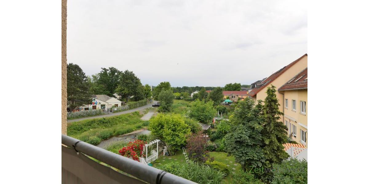 Balkonausblick bei Regenwetter
