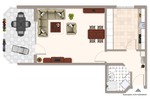 Kapitalanleger aufgepasst! 1-2-Zimmer Single Wohnung mit EBK + 2 Stellplätze - Erdgeschoßwohnung Baden-Baden Baden | Angebot:13157679