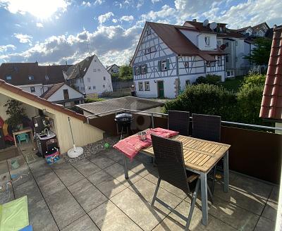 FREIRAUM PUR: TERRASSE, BALKON & GARAGE - Etagenwohnung Rottenburg am Neckar | Angebot:27154219