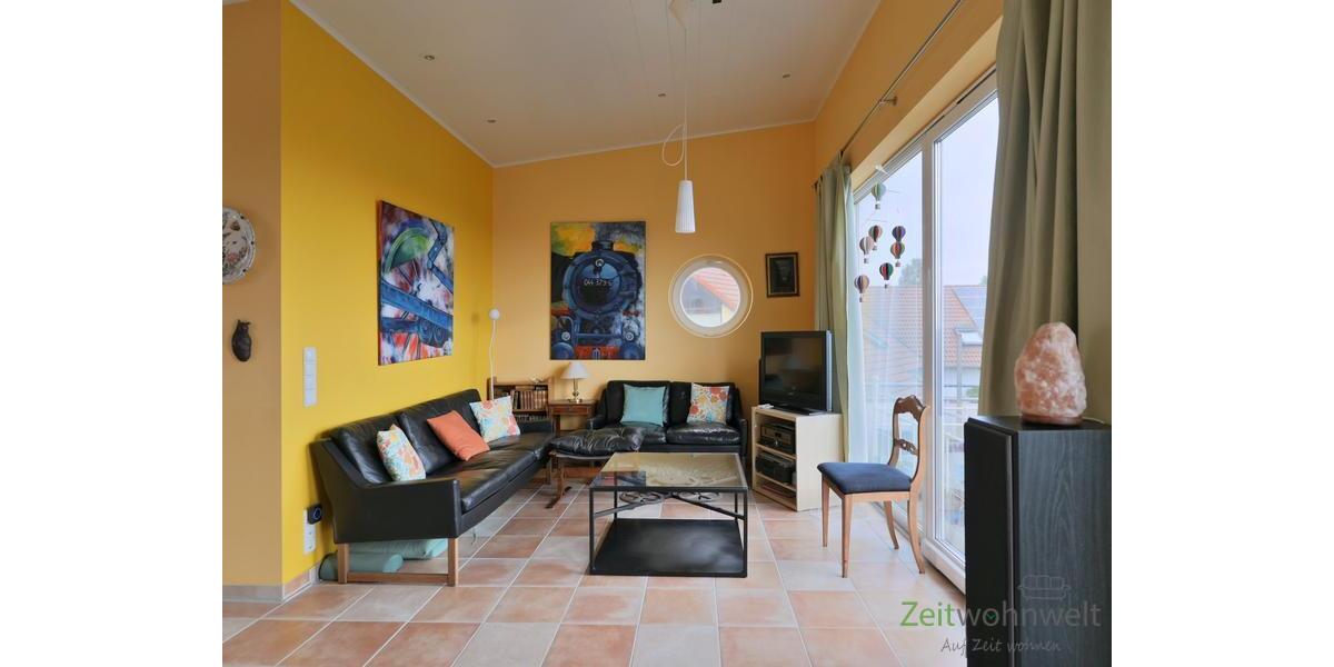 (EF1215_M) Kassel-Stadt: Nordshausen, exklusive möblierte Wohnung mit 2 großen Dachterrassen im Loft-Style - Etagenwohnung Kassel Nordshausen | Angebot:26548569