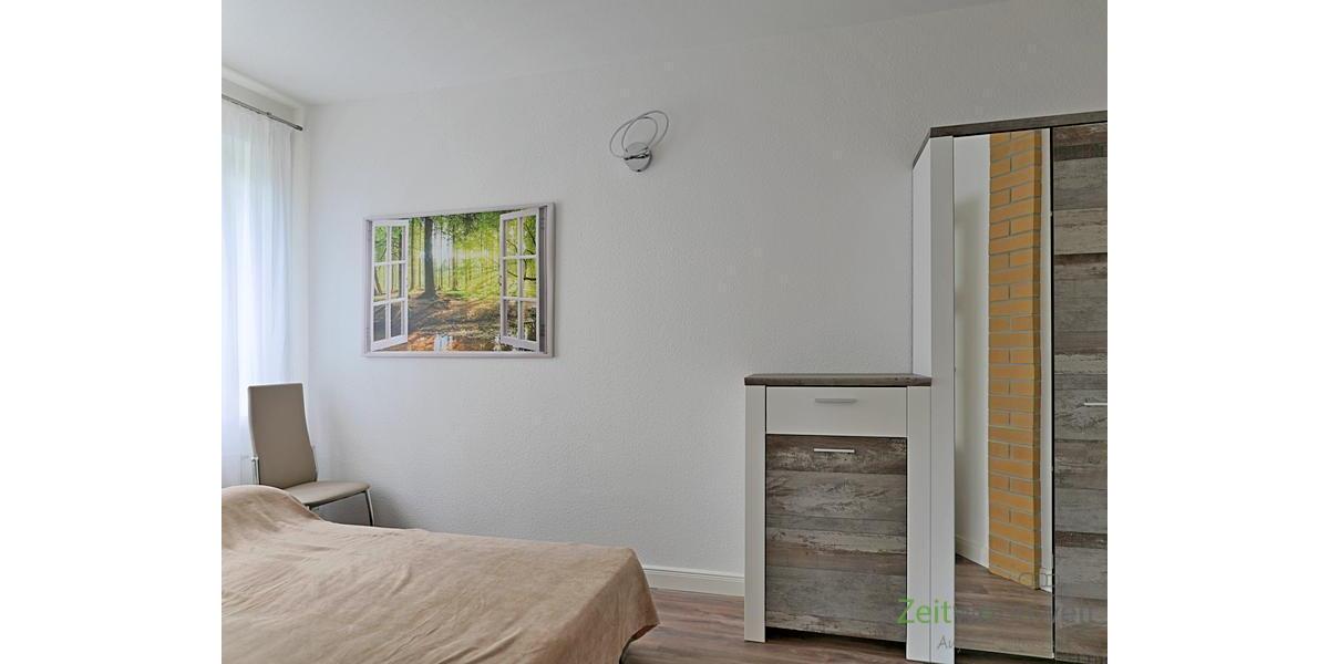 Blick ins kleine Schlafzimmer