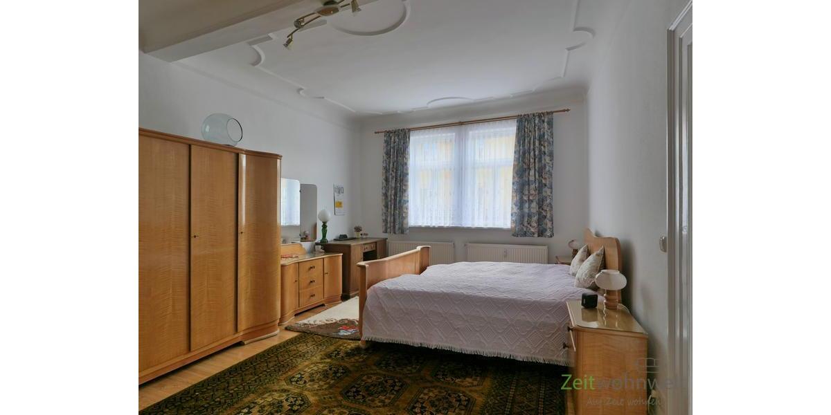 Blick ins Schlafzimmer
