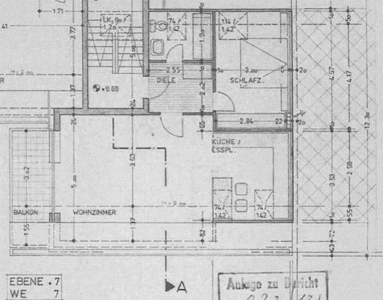Grundriss WE7 - DG links