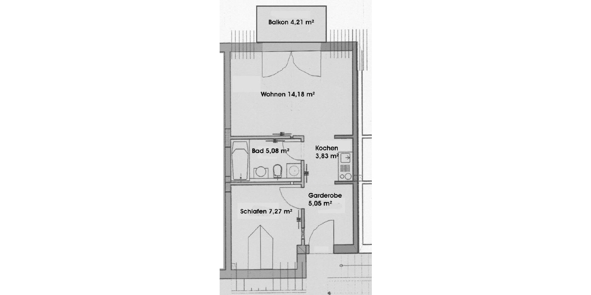 Wohnungsgrundriss