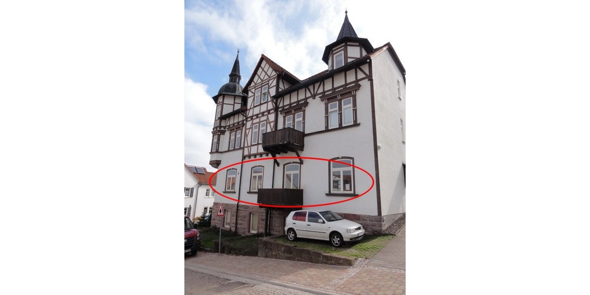 Blick auf die Wohnung