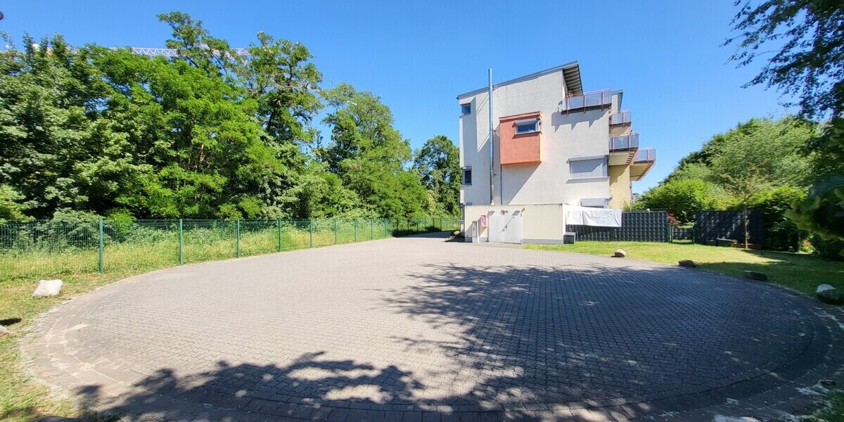 Wendeplatz in der Wohnanlage