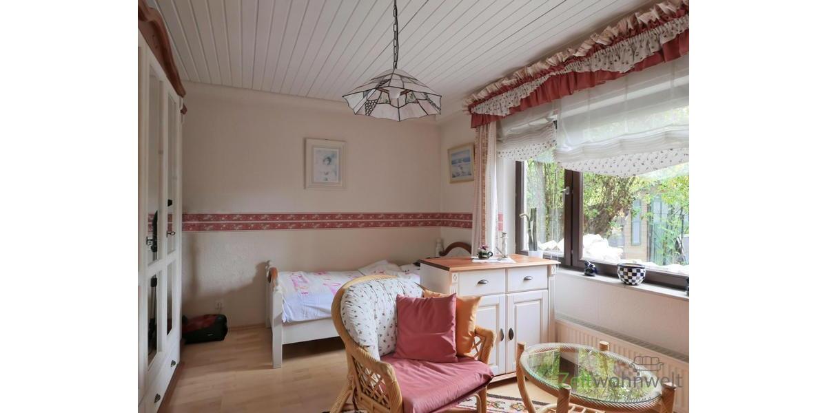 Blick ins Schlafzimmer