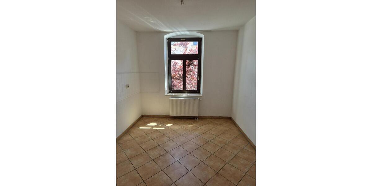 Küche mit Fliesenspiegel