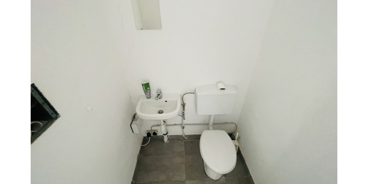 Halle 1 WC & Waschbecken