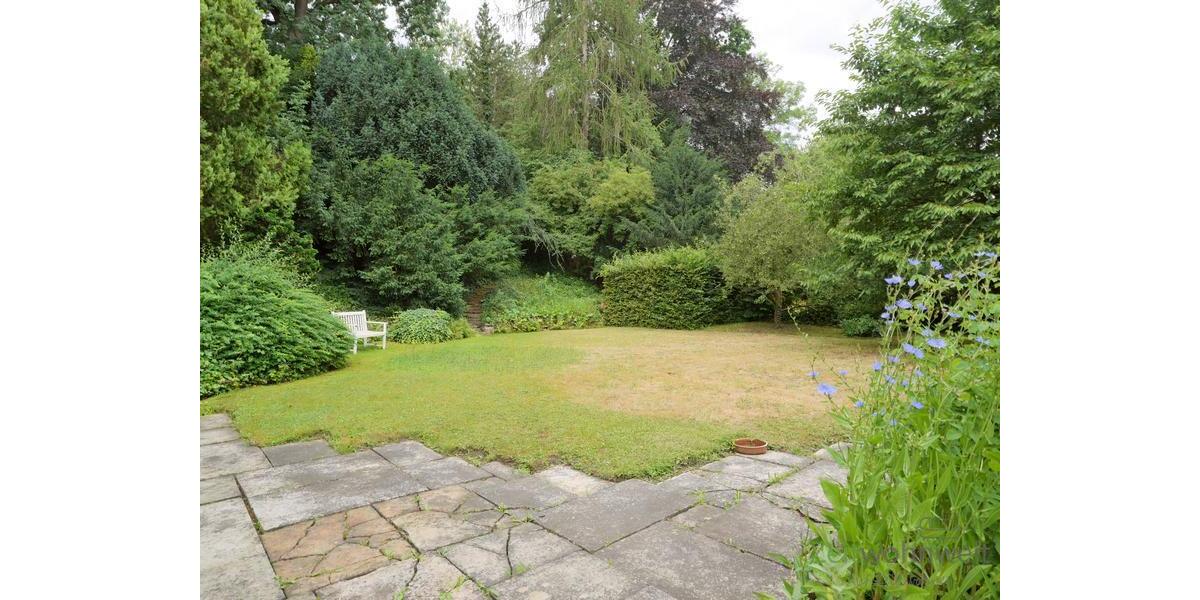 Blick in den gepflegten Garten