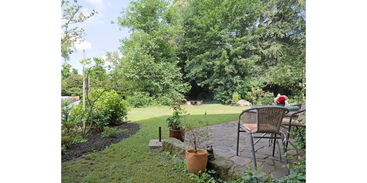 Terrassenausblick in den Garten