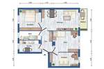Renovierte 4 Zimmer mit Balkon. Flexibel ab 6 Monate. anmietbar. - Appartement Annaburg | Angebot:25468478