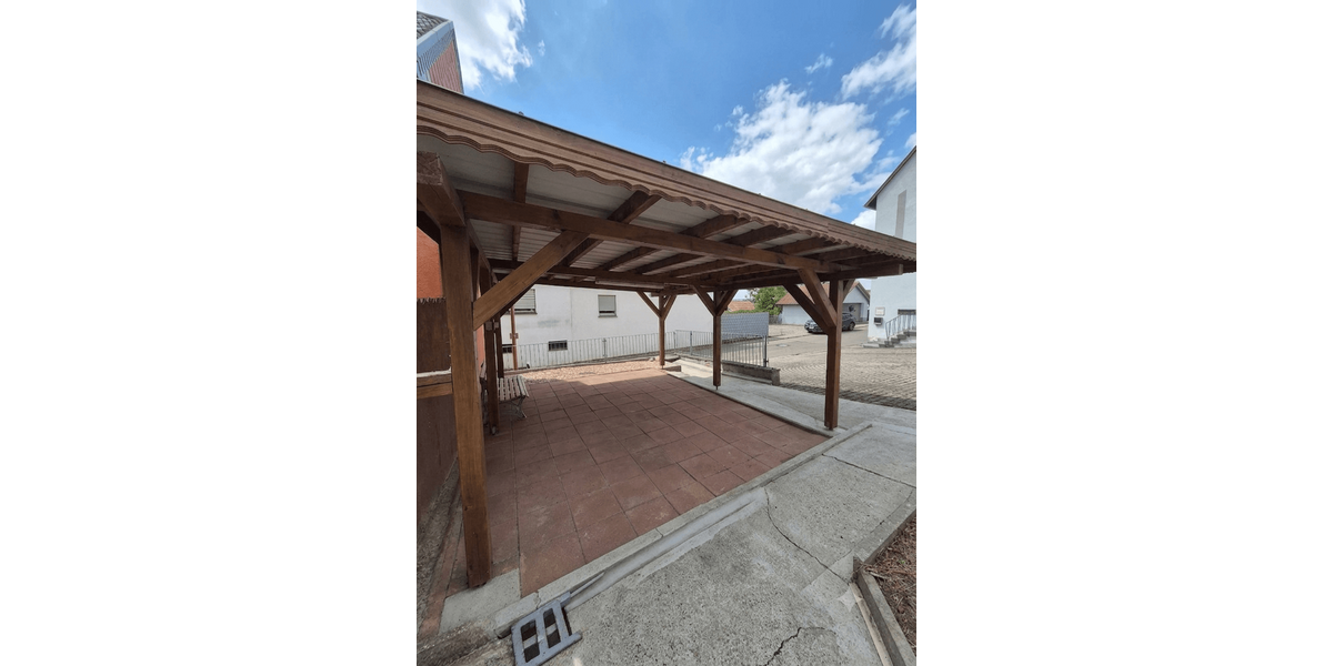 Überdachte Terrasse