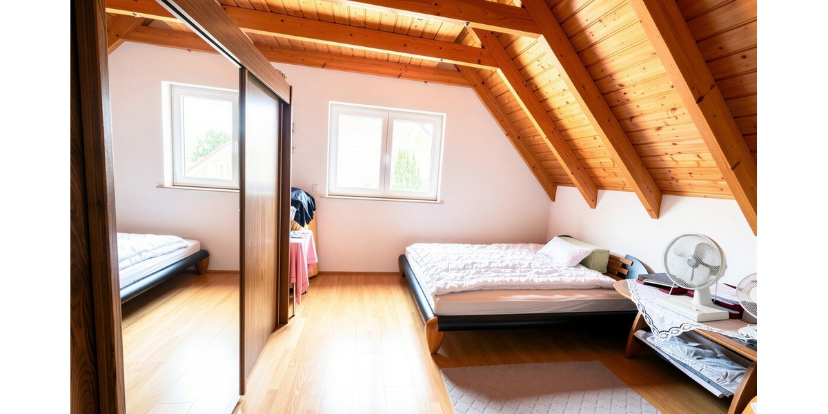 Schlafzimmer im OG - (KI generiert)