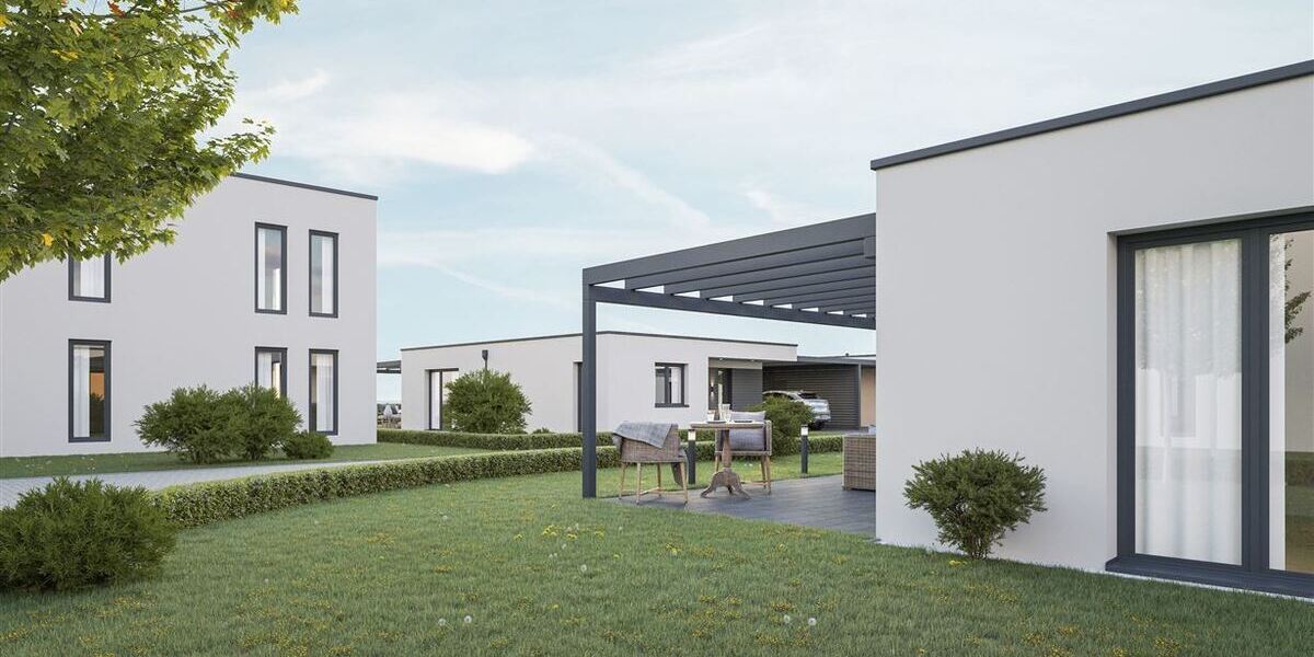 Bungalow mit Gartenanlage