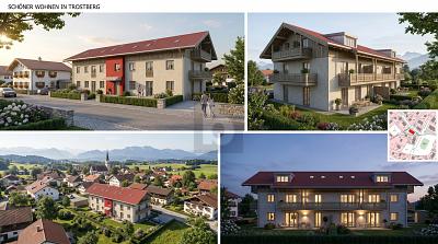 NEUBAUPROJEKT FÜR KLUGE INVESTOREN - Mehrfamilienhaus, Wohnhaus Trostberg | Angebot:27147778