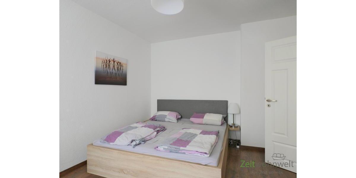 Blick ins Schlafzimmer