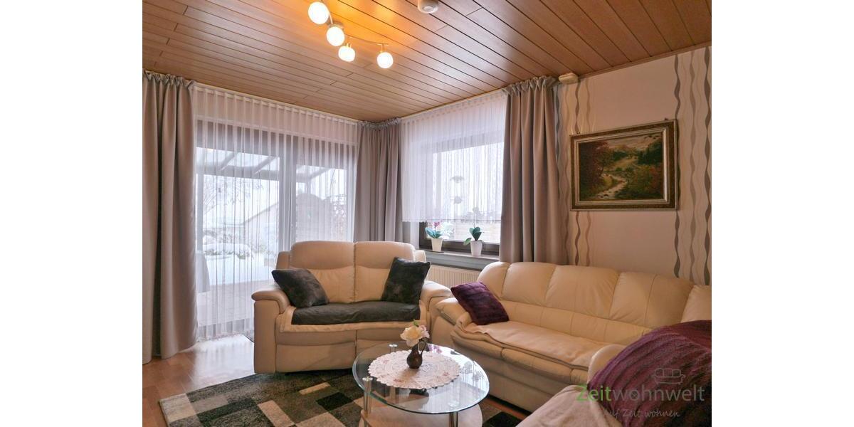 (EF1355_M) Kassel-Landkreis: Bad Emstal, preiswerte möblierte Wohnung mit Terrasse im OT Sand, PKW-Stellplatz - Etagenwohnung Bad Emstal Sand | Angebot:26548555
