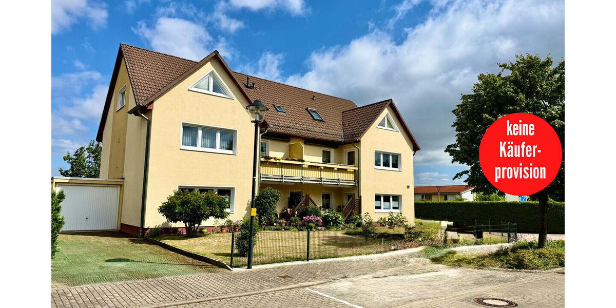 HORN IMMOBILIEN++RESERVIERT Neubrandenburg, schöne 3-Raum Eigentumswohnung mit Carport, Einbauküche und Balkon -nicht vermietet- - Maisonettenwohnung Neubrandenburg | Angebot:27095999