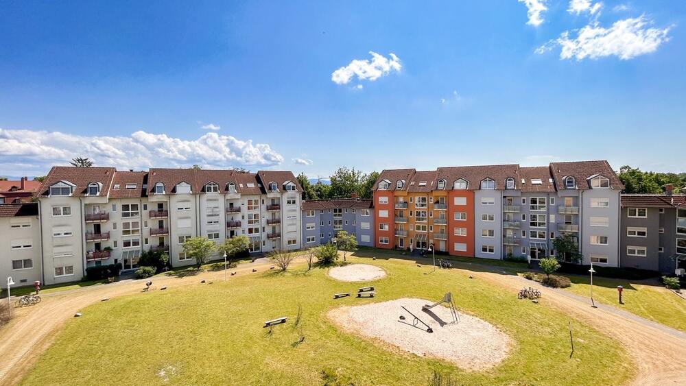 Blick vom Balkon