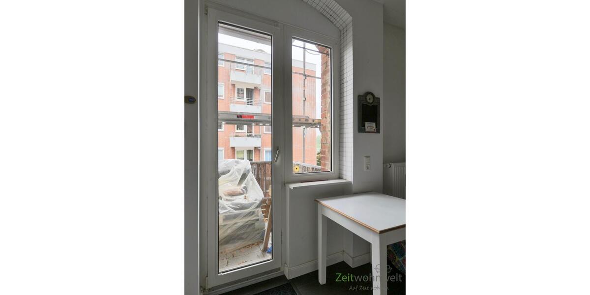 Küchenbalkon noch eingerüstet
