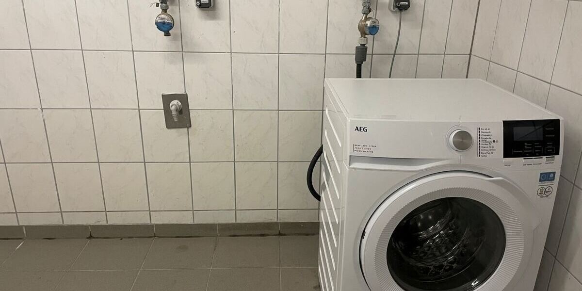 Platz für die Waschmaschine