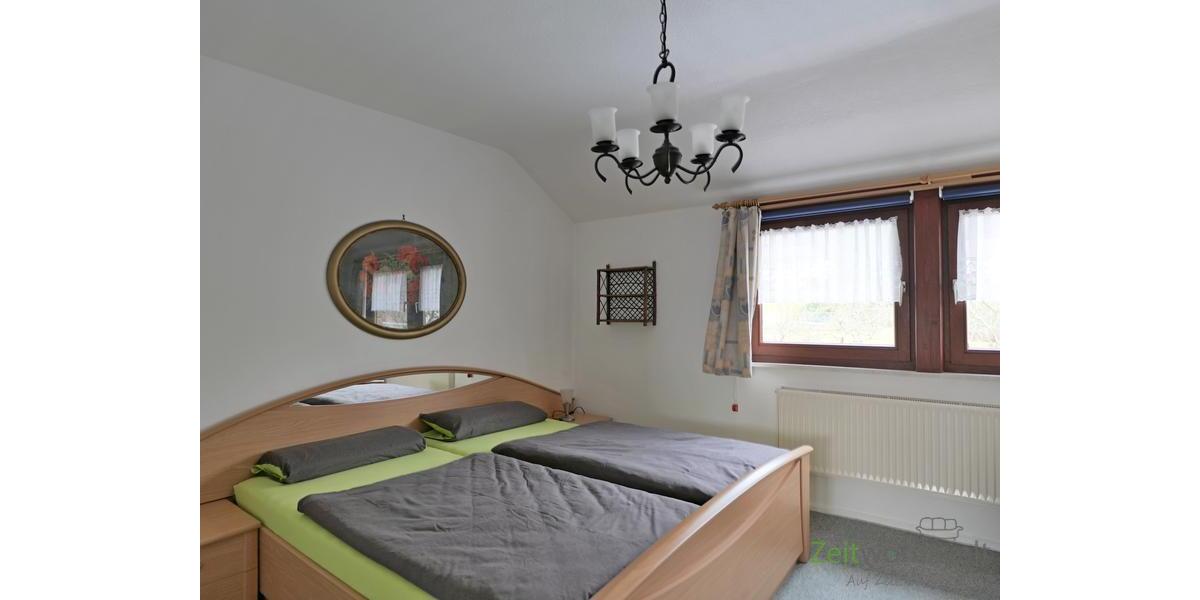 Blick ins Schlafzimmer