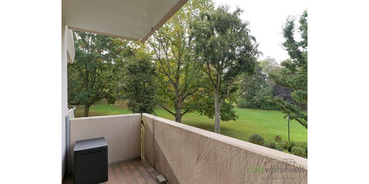 Blick vom Balkon