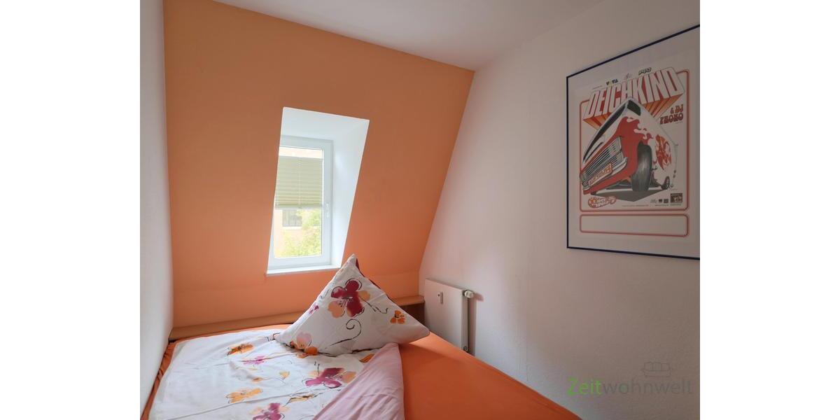Blick ins kleine Schlafzimmer
