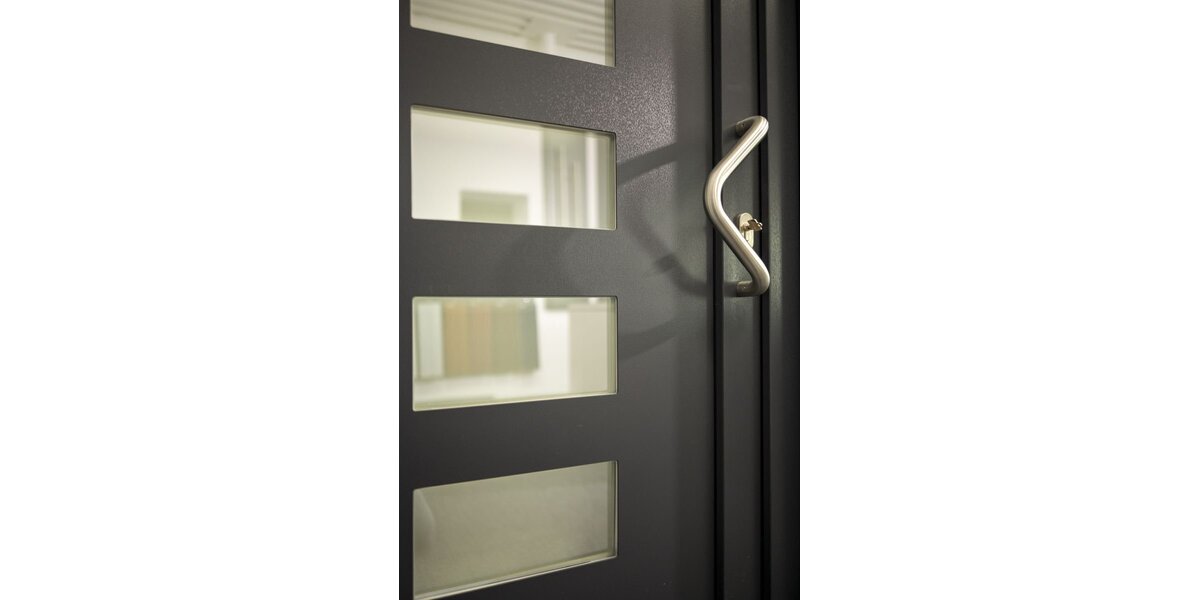 Moderne Eingangstür mit Stil