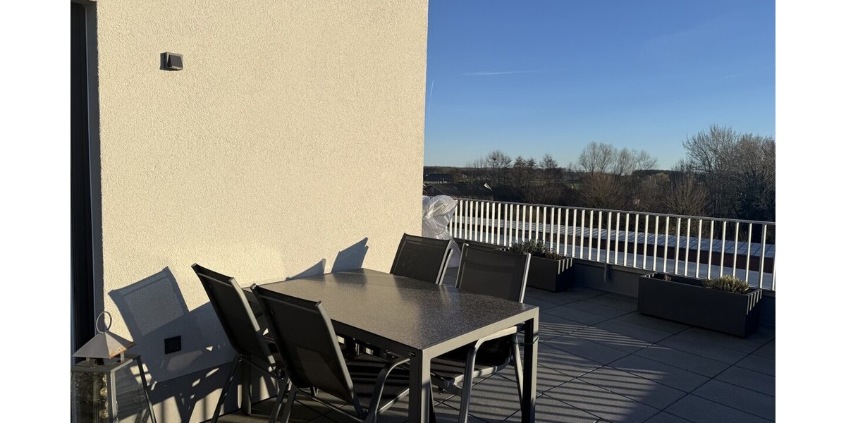 Sitzecke auf der Dachterrasse