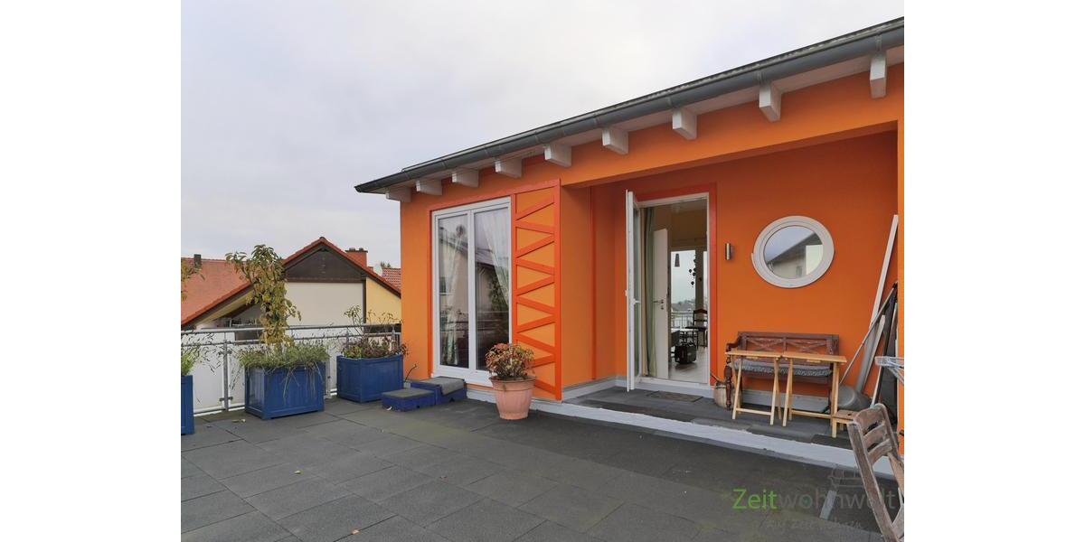 die hintere Dachterrasse