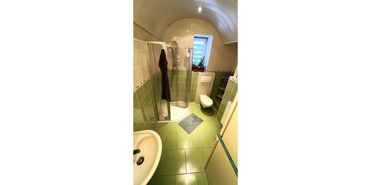 Bad mit Dusche und WC im EG