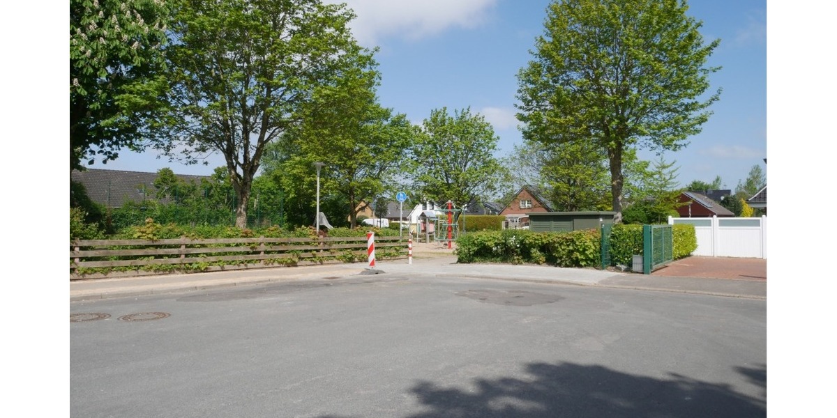 Wendeplatz mit Blick auf den Spielplatz