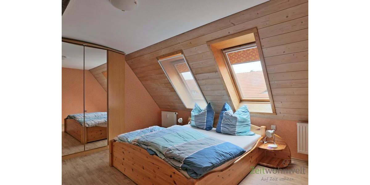 Blick ins Schlafzimmer