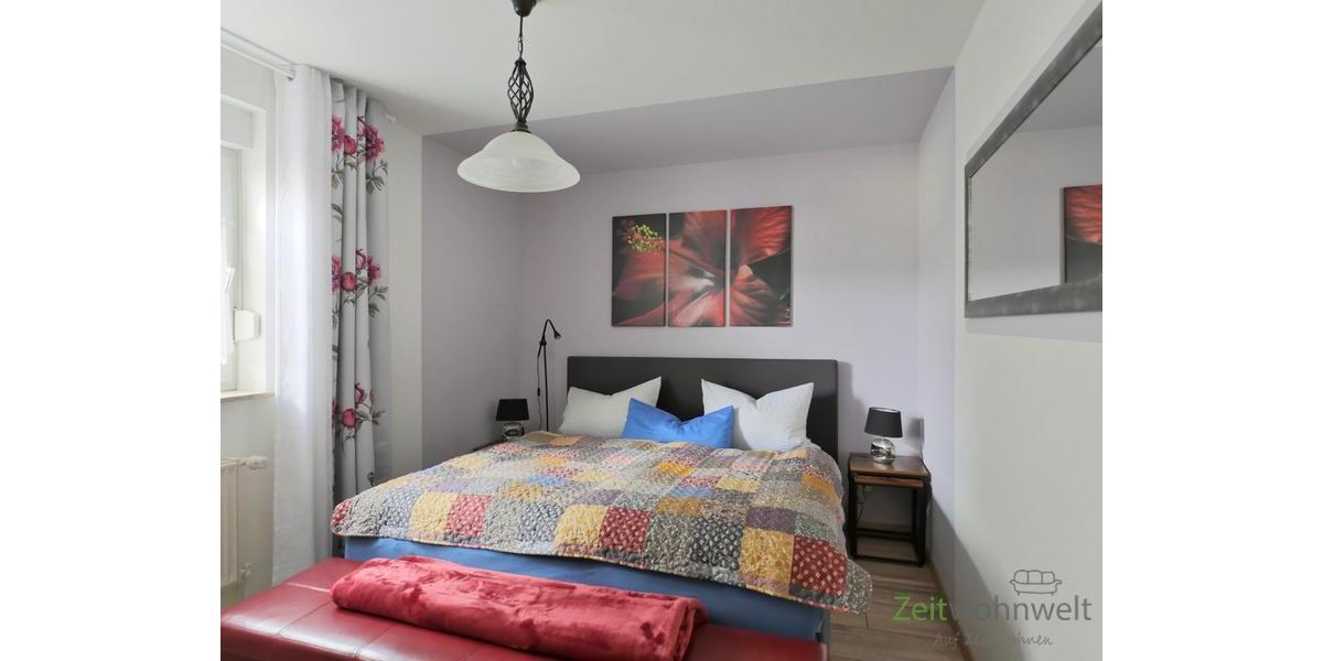 Blick ins Schlafzimmer