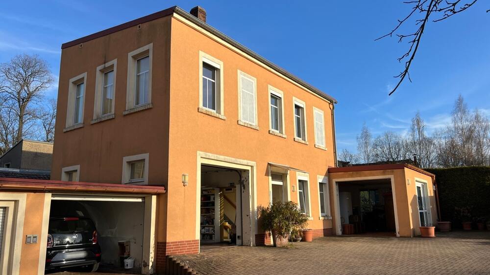 Ansicht Nebengebäude mit Wohnung im 1.OG
