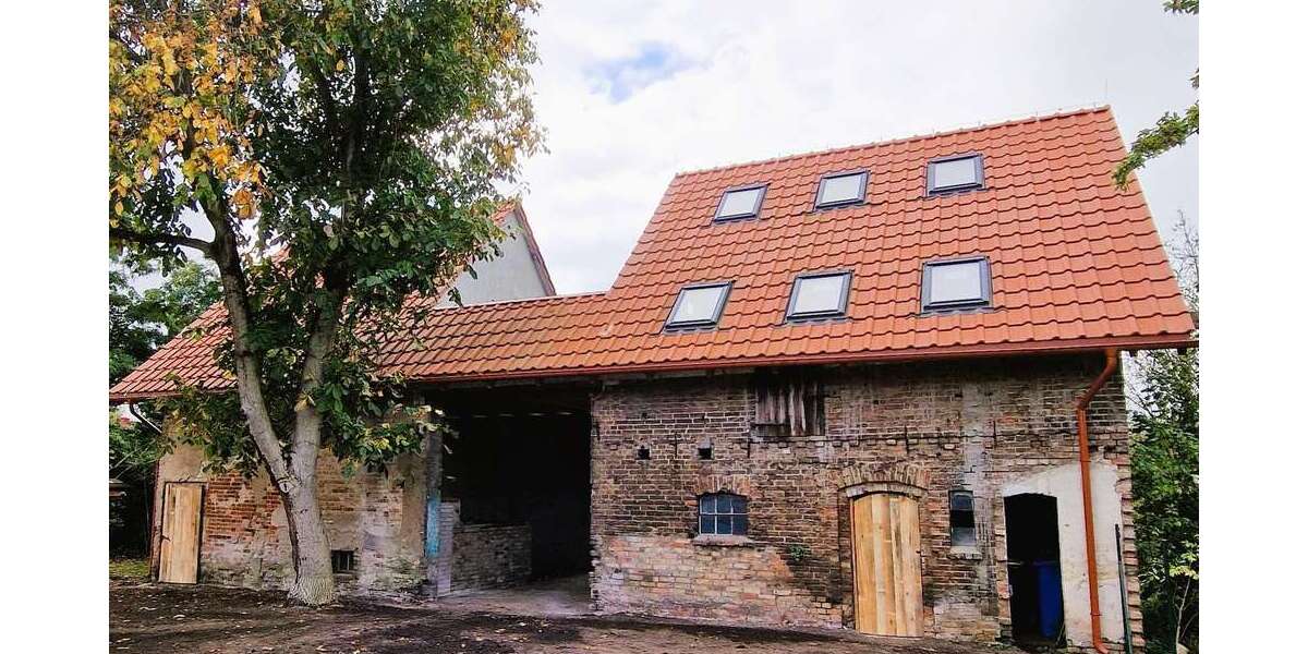 Scheune mit offener Terrasse