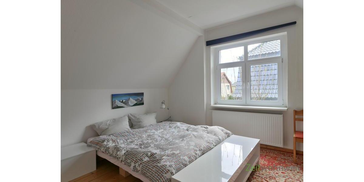 Blick ins Schlafzimmer