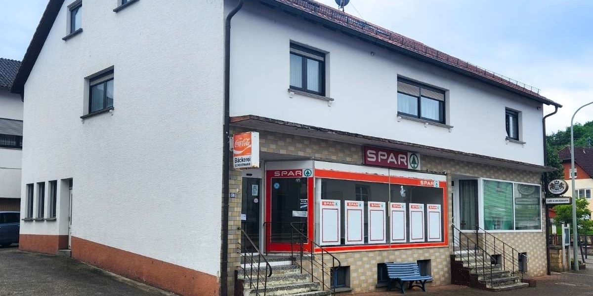 Wohn- und Geschäftshaus mit CaféLadenfläche und zwei Wohneinheiten in Steinbach am Glan - Mehrfamilienhaus, Wohnhaus Steinbach am Glan | Angebot:27159246