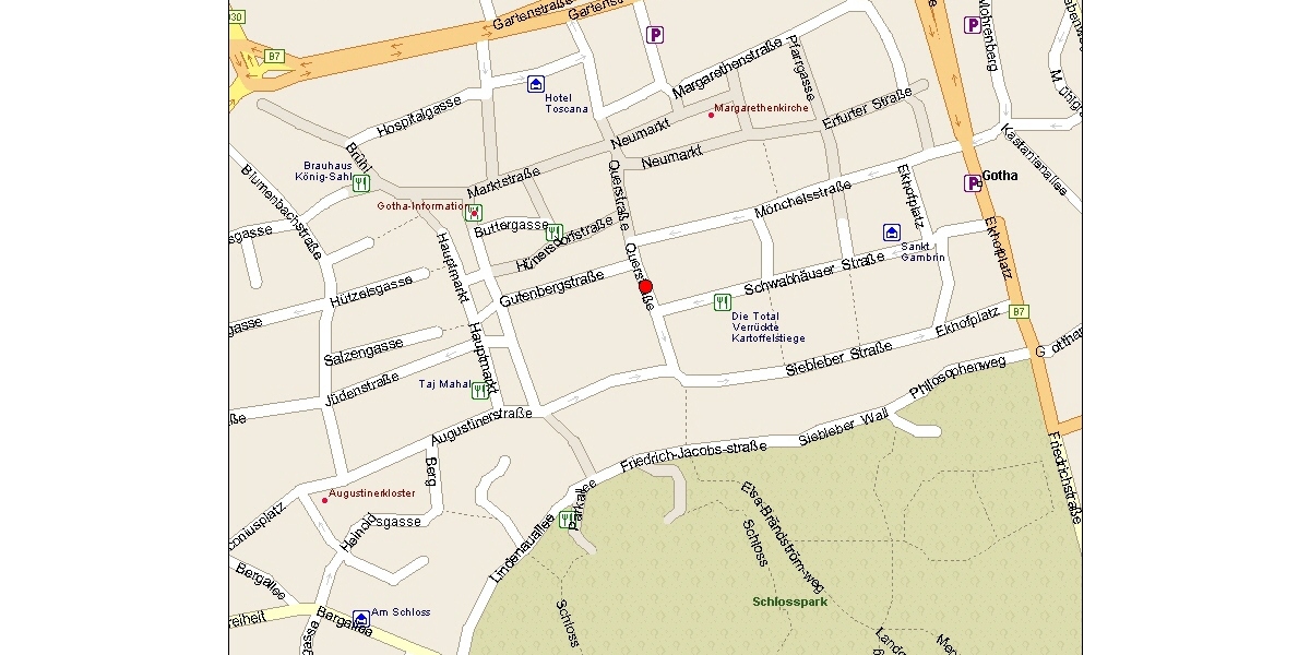 Auszug aus dem Stadtplan