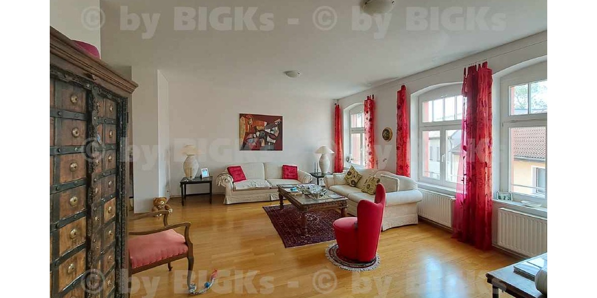 BIGKs - Halle - Giebichenstein LUXUS: Vollmöblierte 3 Raumwohnung mit Balkon (-;) - 3- Halle Giebichensteinviertel | Angebot:23542915