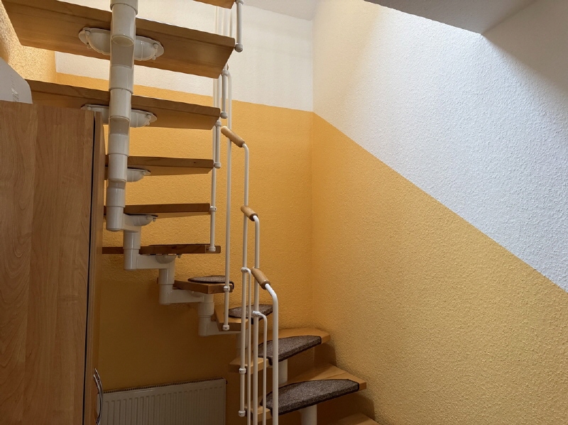 Treppe ins Obergschoss