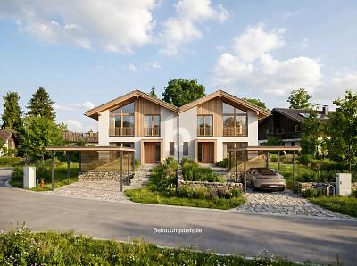SELTENE GELEGENHEIT - DOPPELHAUS IN RUHIGER LAGE - Grundstück Pfaffing | Angebot:27093291