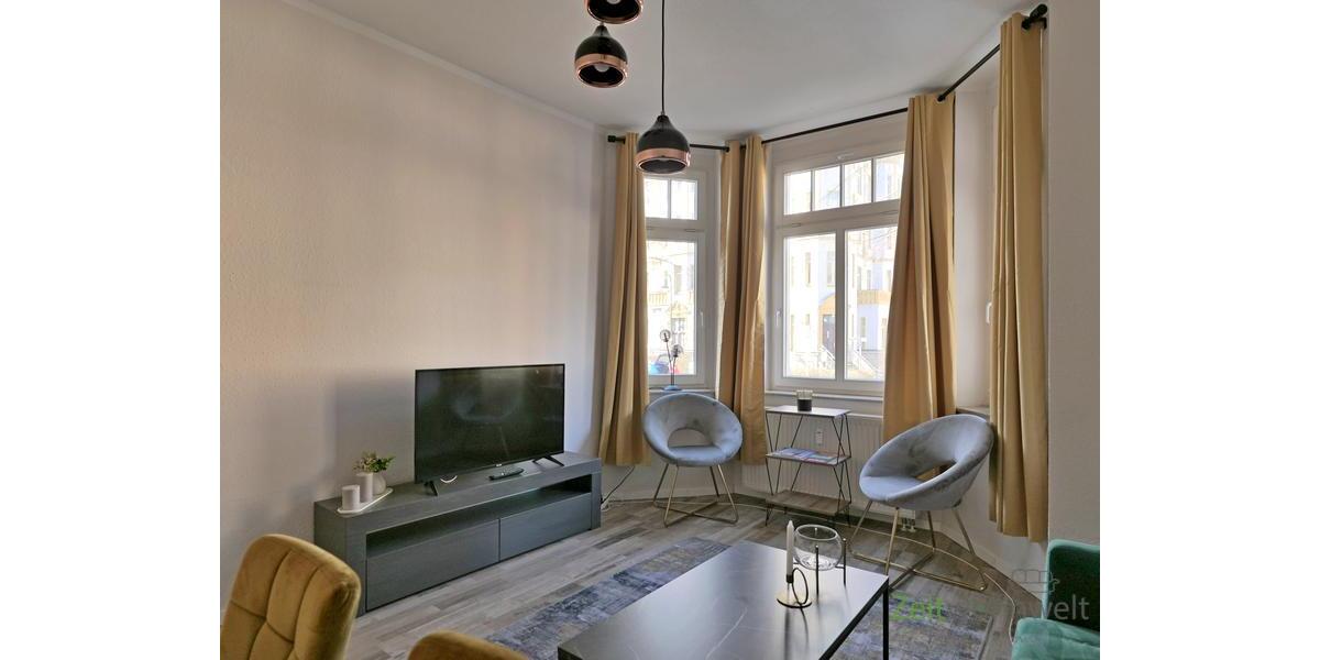 (EF1008_M) Chemnitz: Kaßberg, schönes möbliertes Apartment in einer sanierten Stadtvilla, WLAN inklusive - Etagenwohnung Chemnitz Kaßberg | Angebot:26548548